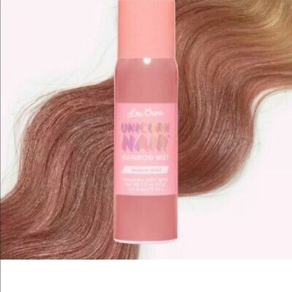 Lime Crime Unicorn Hair Rainbow Mist Temporary Color Spray Mauve Mist New - Picture 5 of 7